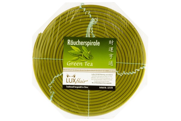 1 Tag Räucherspirale mit Grüner Tee Duft